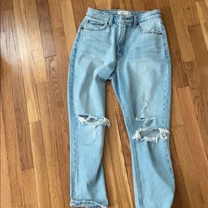 Abercrombie CURVE LOVE Mom Jeans!